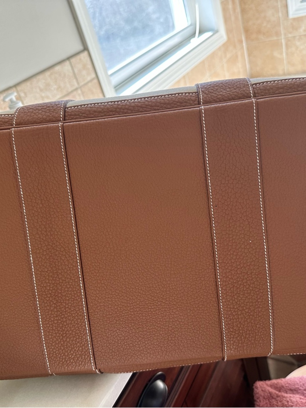 Hermes Garden Party Voyage 49 - Toile & Gold Negonda Palladium Hardware - Picture 8 of 17